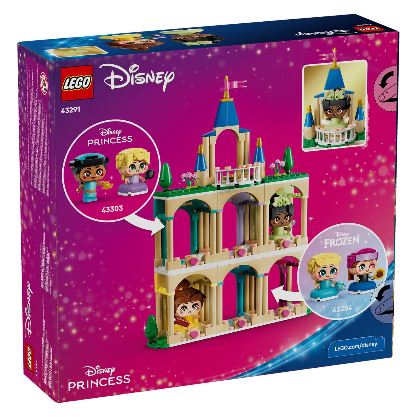 43291 LEGO Disney Princess Mini Belle & Tiana with Castle