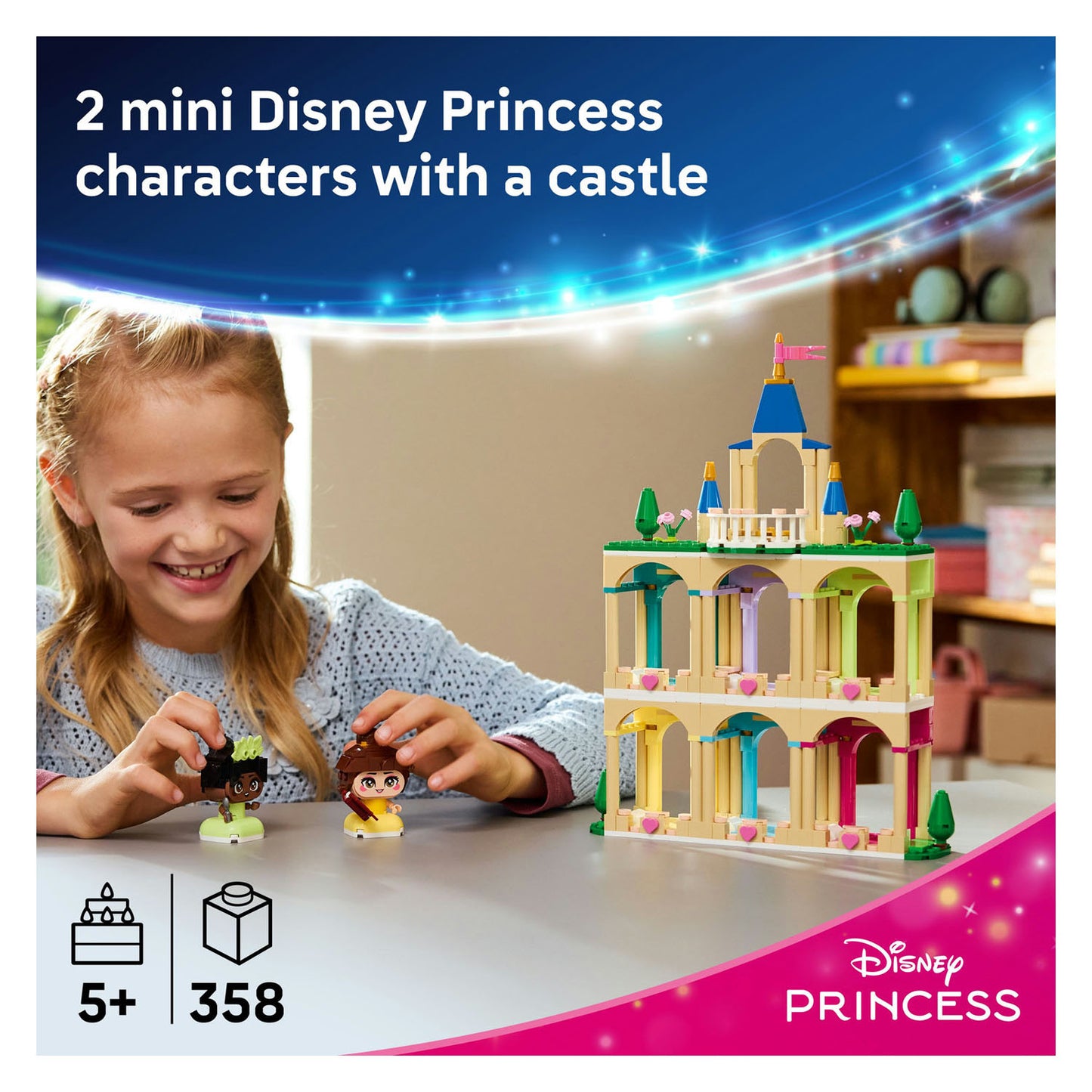 43291 LEGO Disney Princess Mini Belle & Tiana with Castle