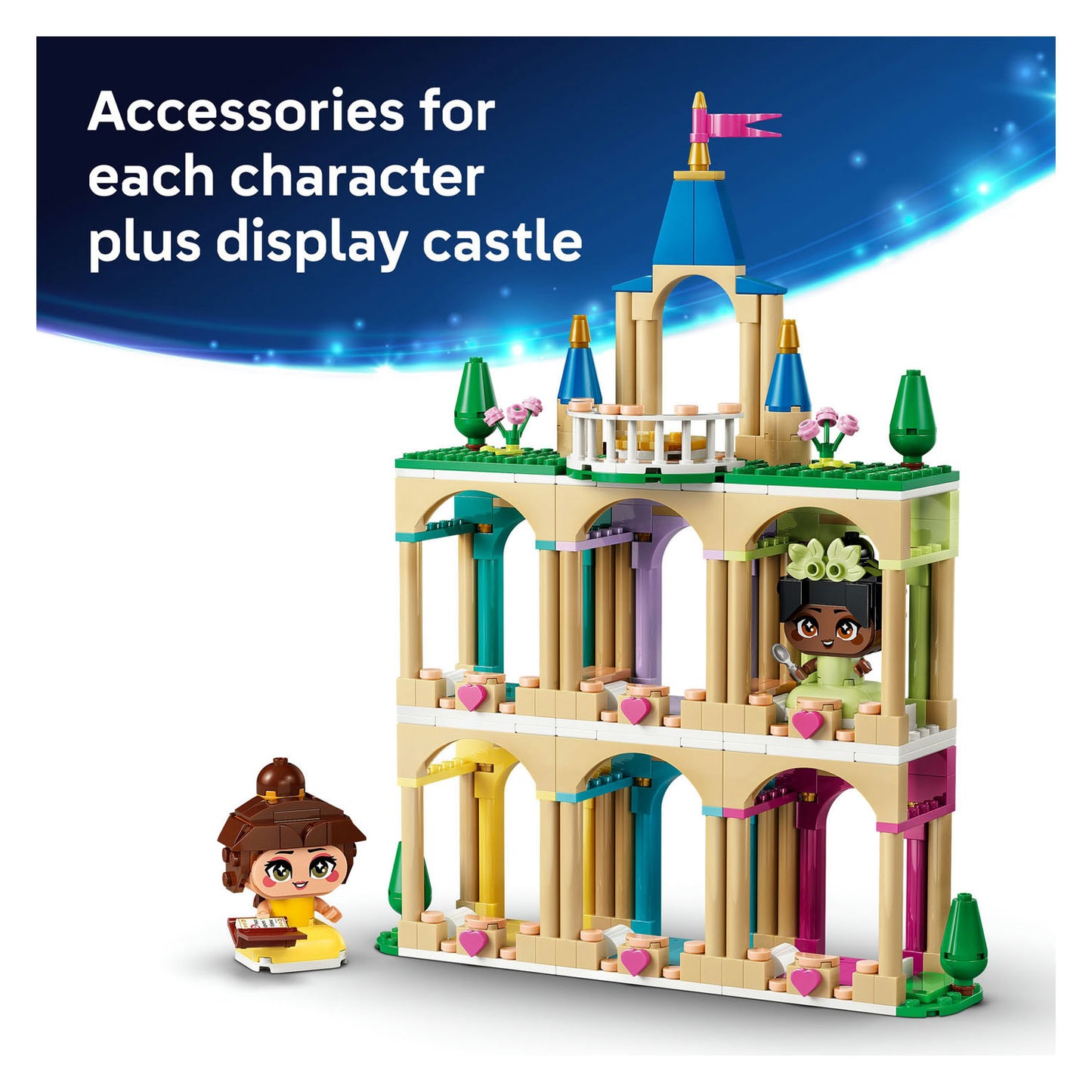 43291 LEGO Disney Princess Mini Belle & Tiana with Castle