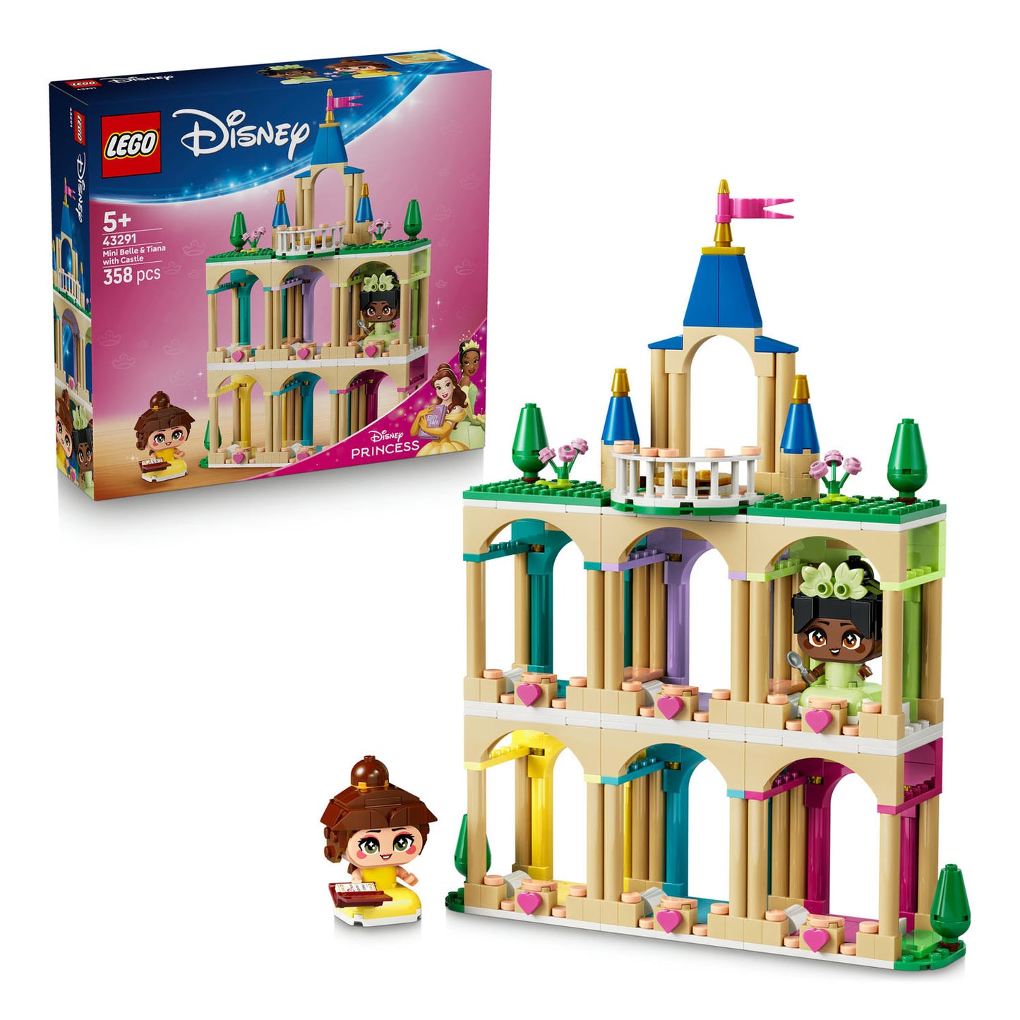 43291 LEGO Disney Princess Mini Belle & Tiana with Castle