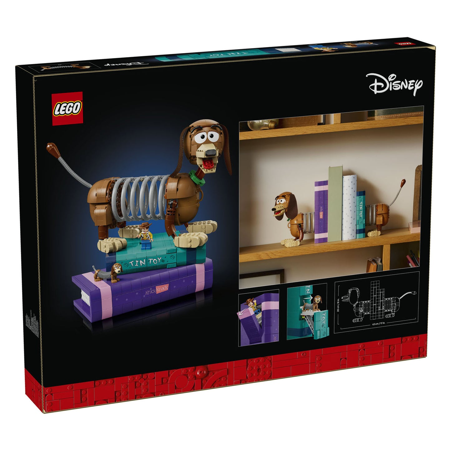 43301 Toy Story Slinky Dog Bookends