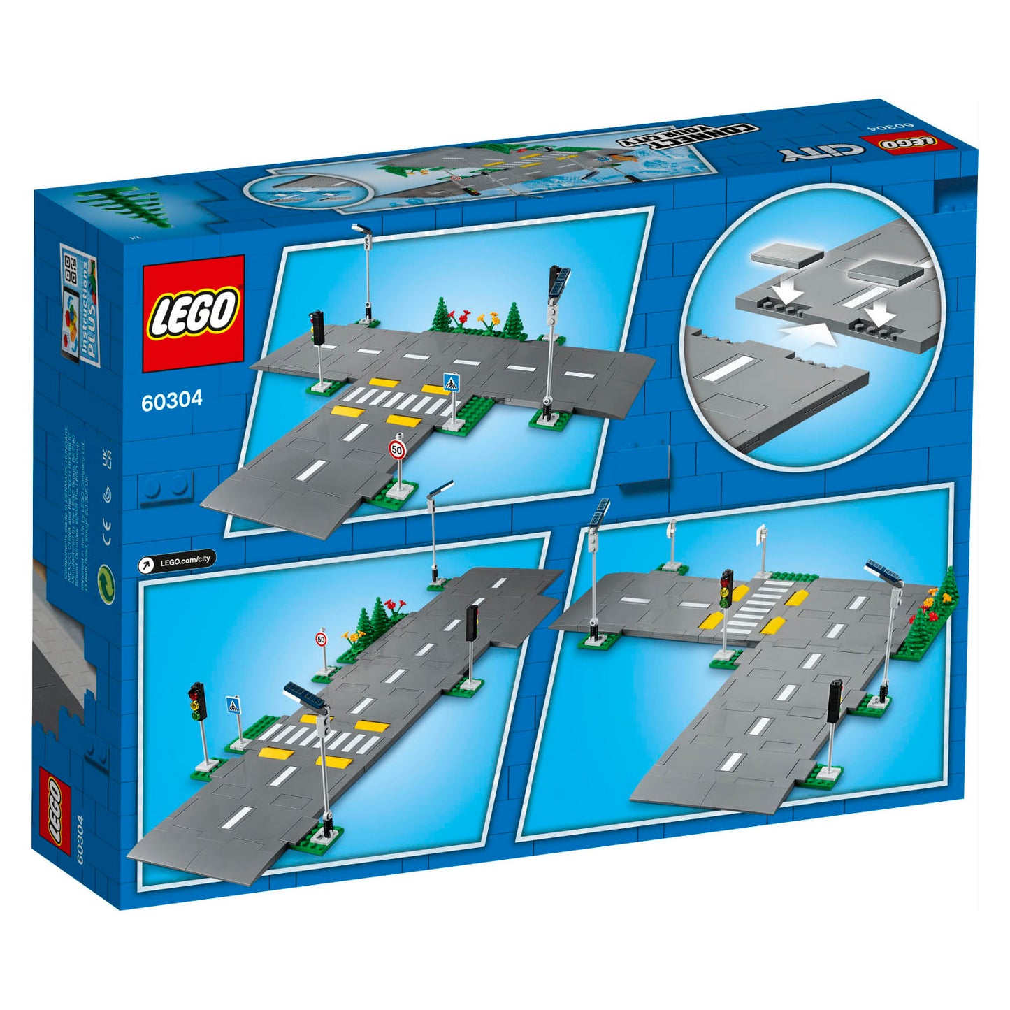 60304 LEGO City Road Plates