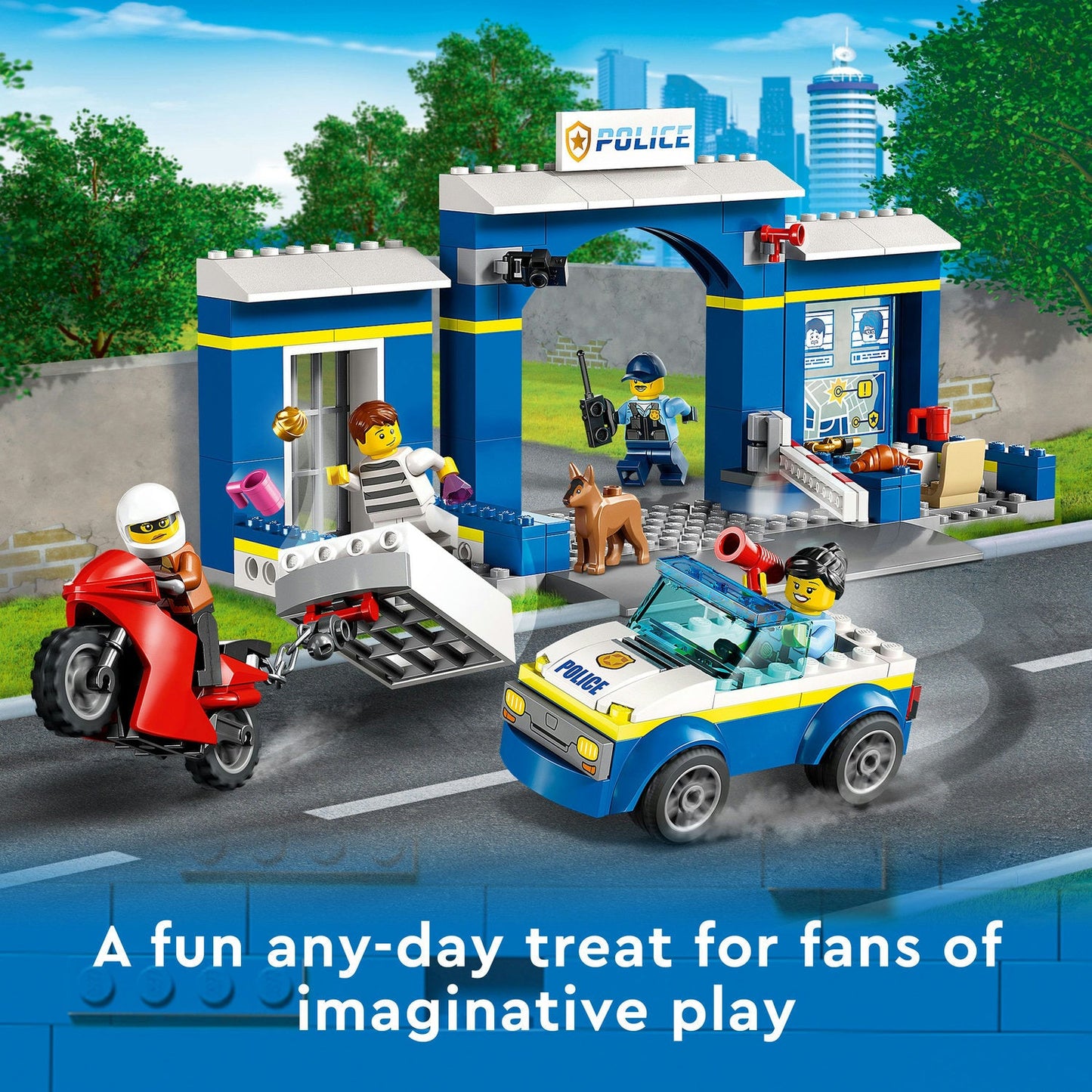 60370 LEGO City Police Station Chase