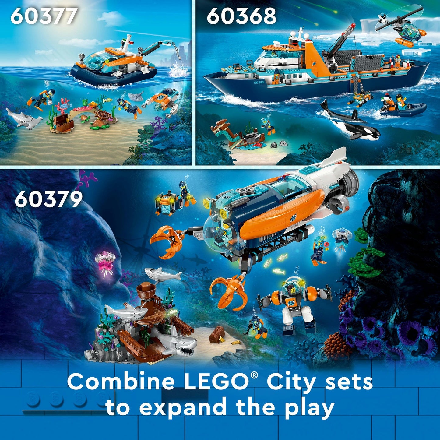 60377 LEGO City Explorer Diving Boat