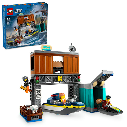 60417 LEGO City Police Speedboat and Crooks' Hideout