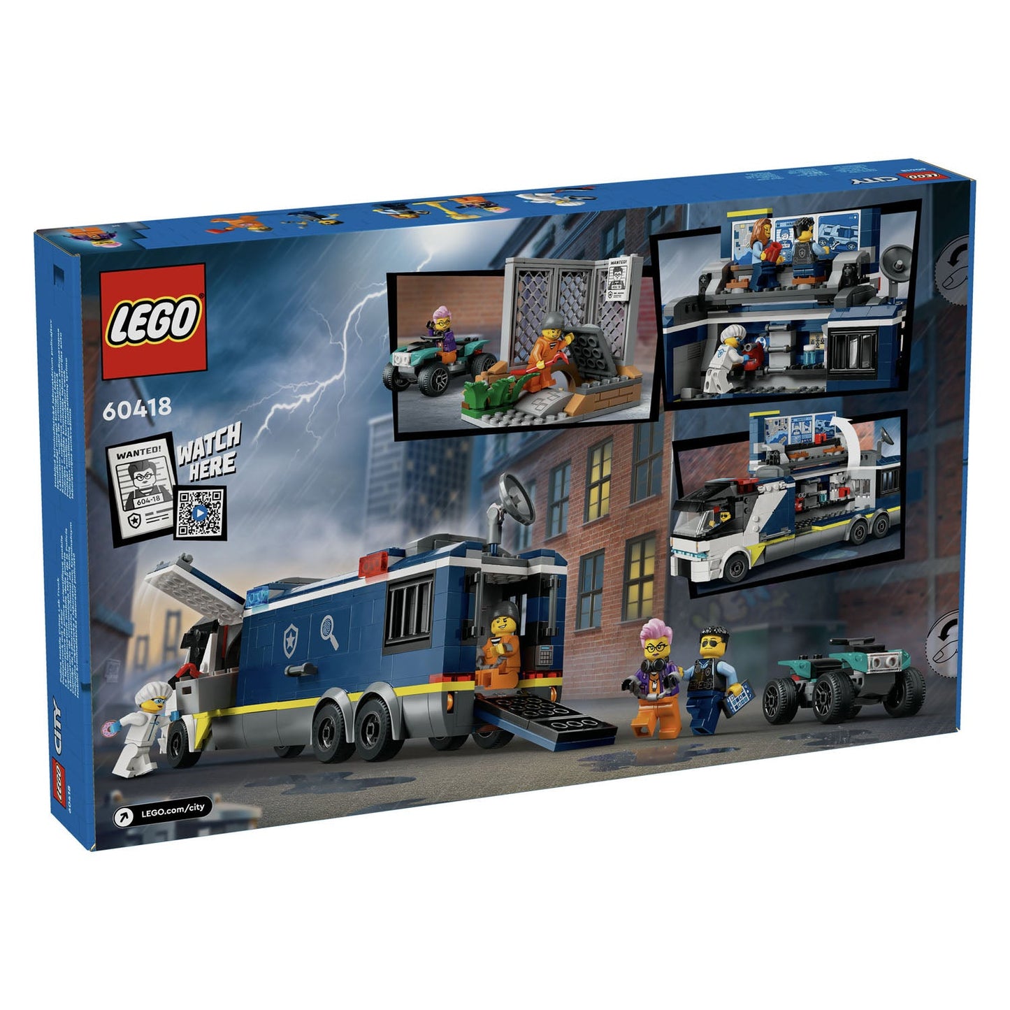 60418 LEGO City Police Mobile Crime Lab Truck