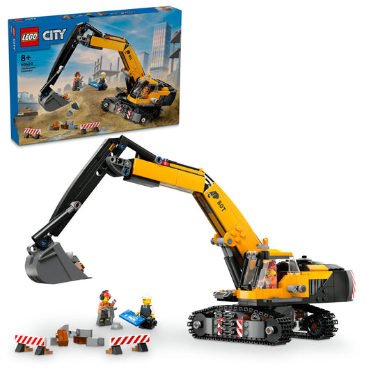 60420 LEGO City Yellow Construction Excavator