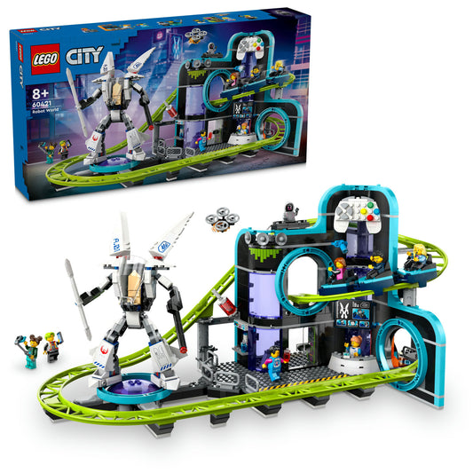 60421 LEGO City Robot World Roller Coaster Park