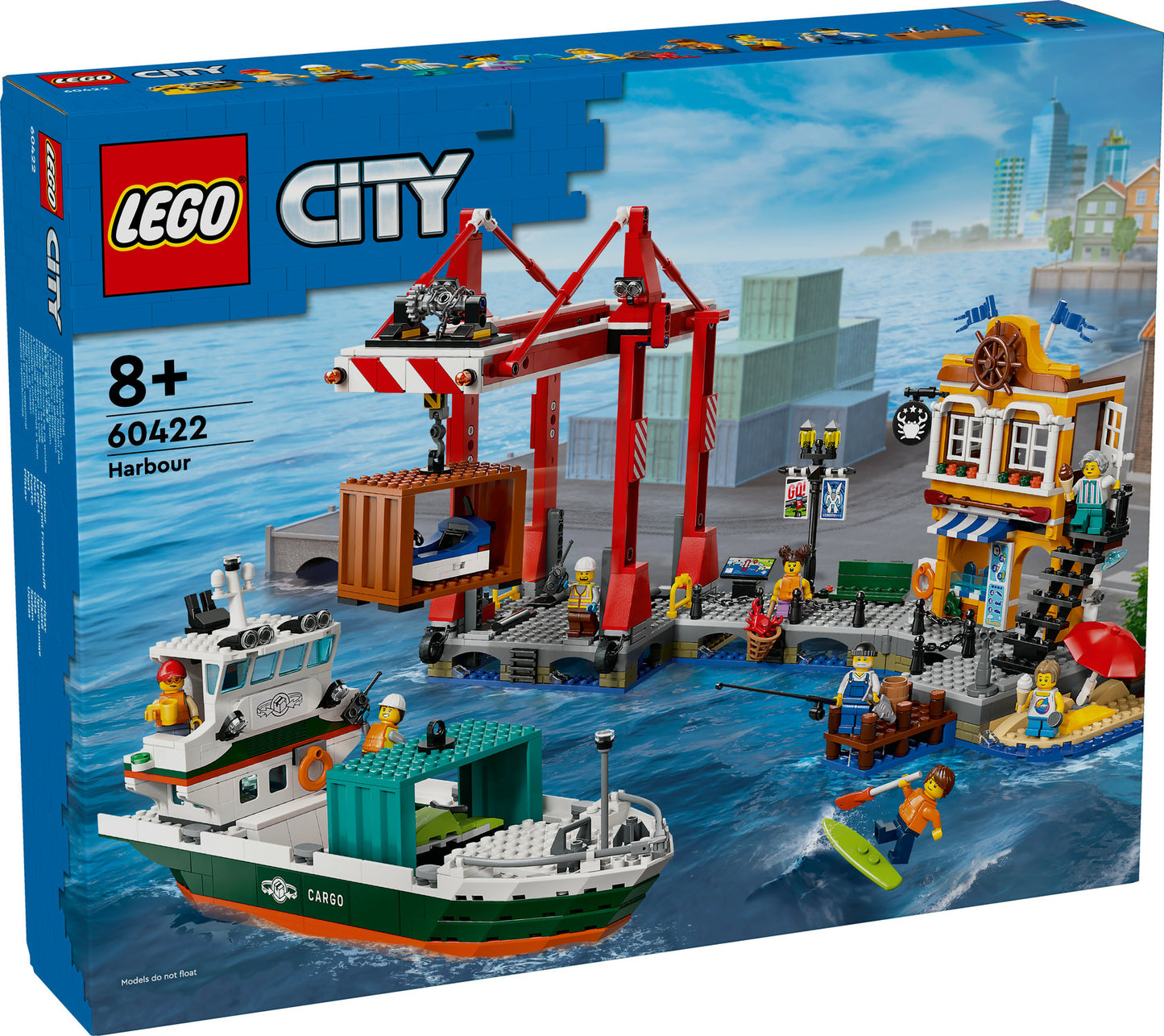 60422 LEGO City Seaside Harbor with Cargo Ship