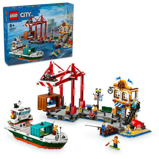 60422 LEGO City Seaside Harbor with Cargo Ship