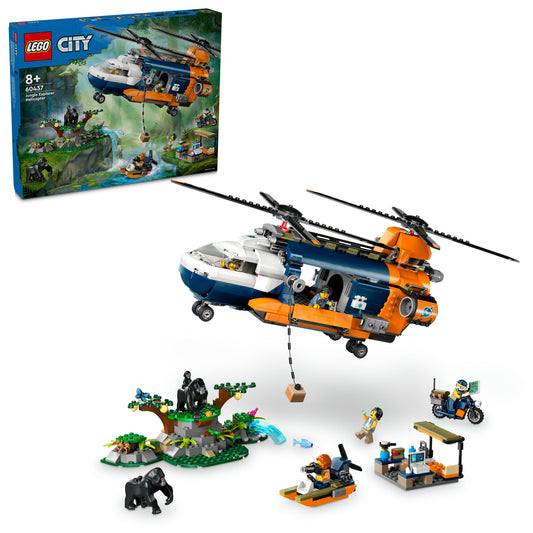 60437 LEGO City Jungle Explorer Helicopter at Base Camp