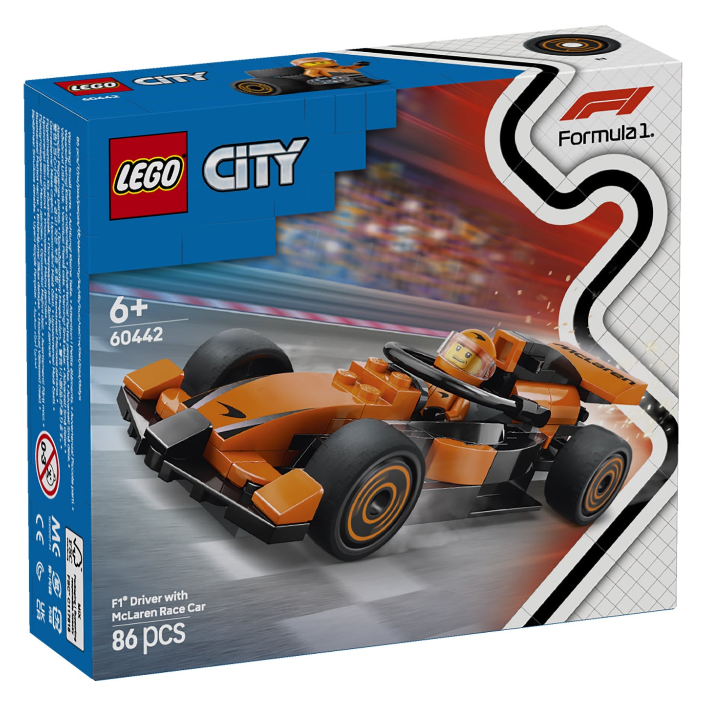 60442 LEGO CityF1 Driver with McLaren Race Car