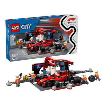 60443 LEGO CityF1 Pit Stop & Pit Crew with Ferrari Car