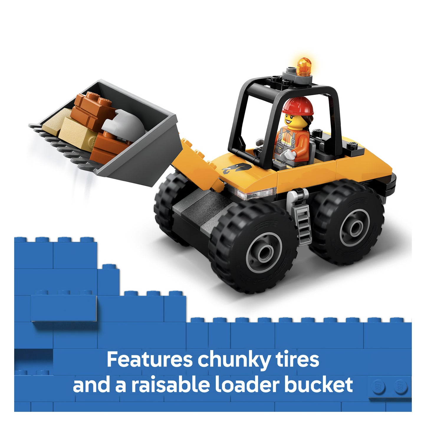 60450 LEGO City Yellow Construction Wheel Loader