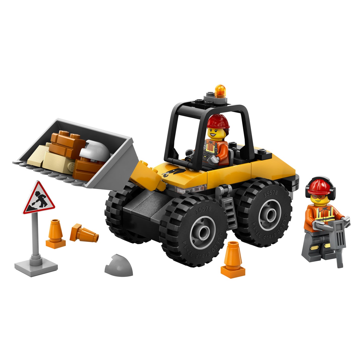 60450 LEGO City Yellow Construction Wheel Loader