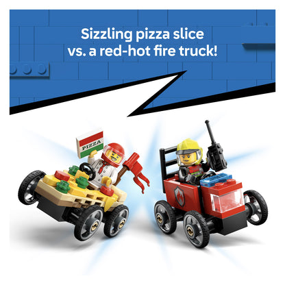 60458 LEGO City Pizza vs. Fire Truck Race Car Pack