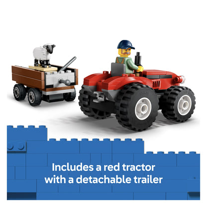 60461 LEGO City Red Farm Tractor with Trailer & Sheep