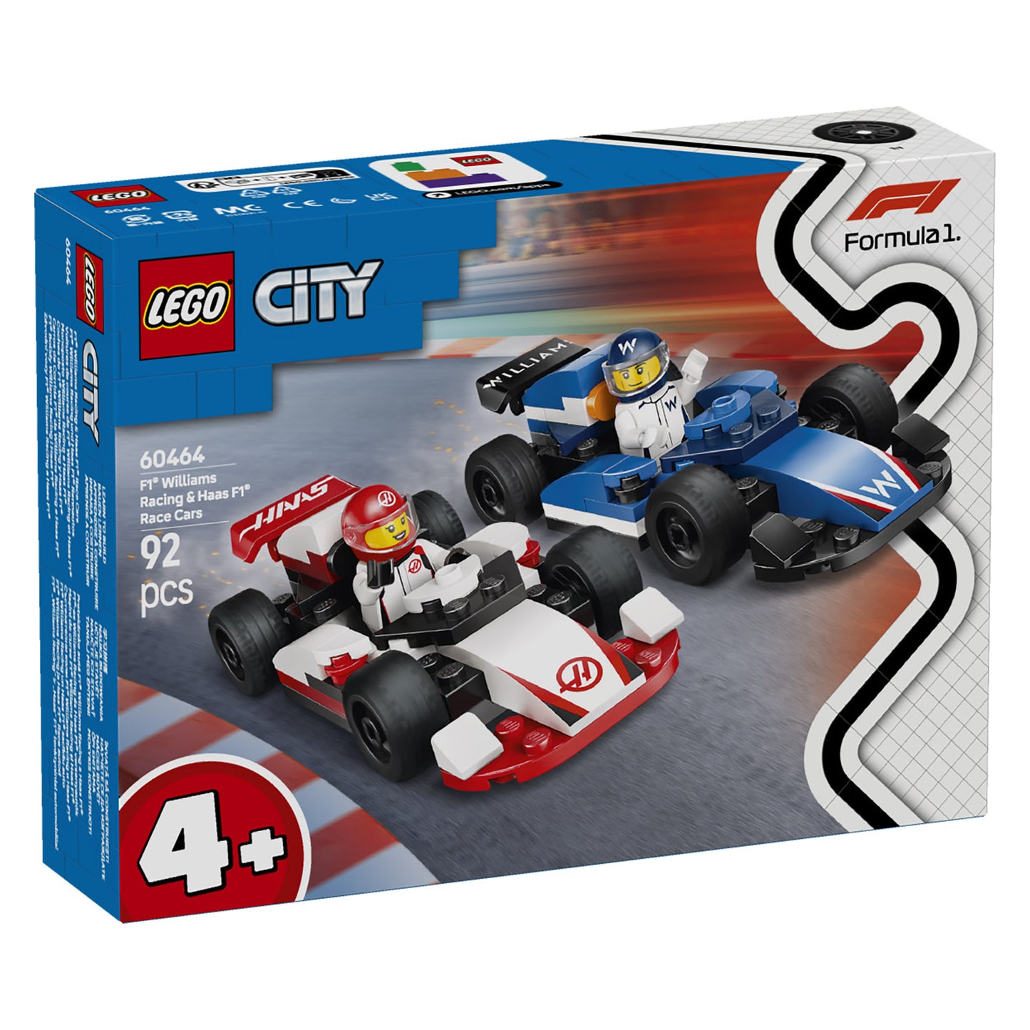 60464 LEGO City F1 Williams Racing & Haas F1? Race Cars