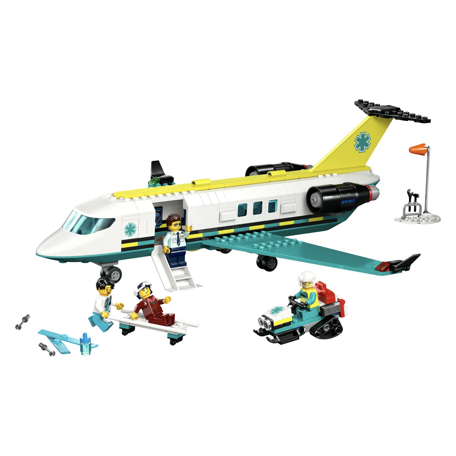 60465 LEGO City Emergency Air Ambulance Airplane – Brickem LEGO