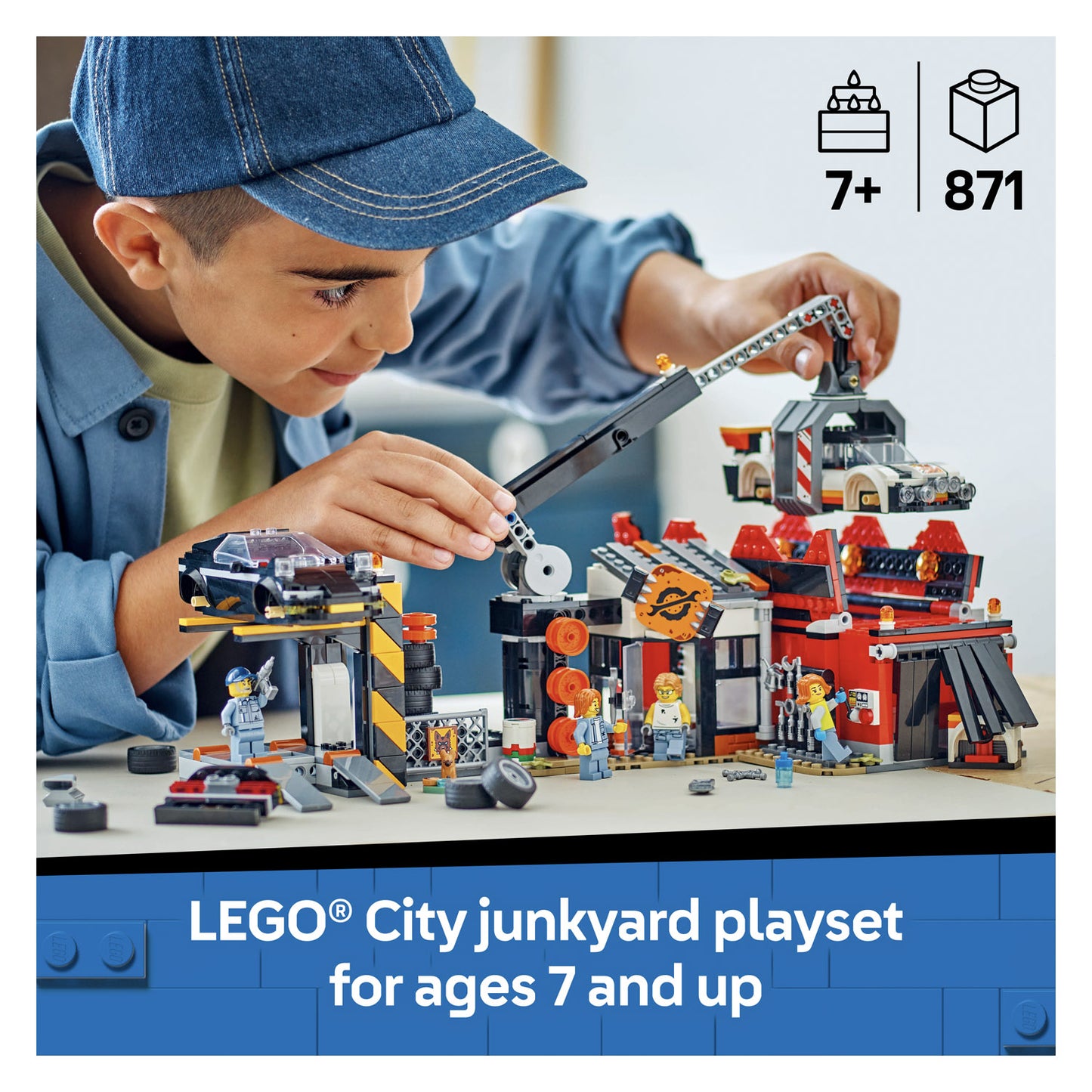 60472 LEGO City Scrapyard with Cars