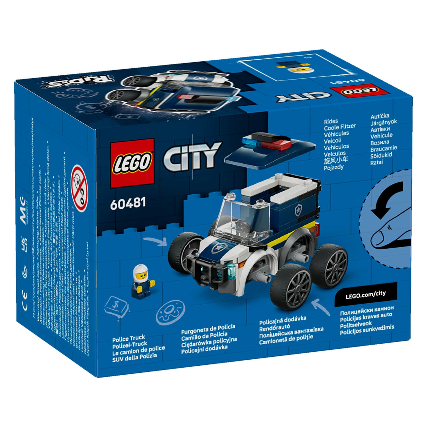 60481 LEGO City Rides – Police Truck