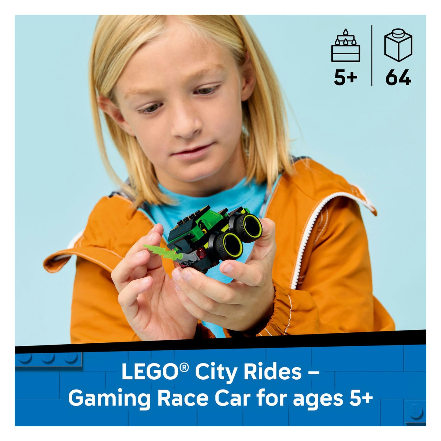 60484 LEGO City Rides – Gaming Race Car