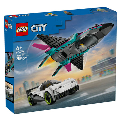 60489 LEGO City Jet vs. Car