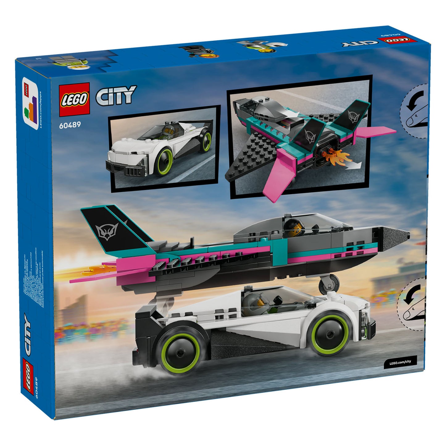 60489 LEGO City Jet vs. Car
