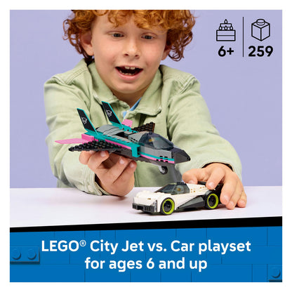 60489 LEGO City Jet vs. Car