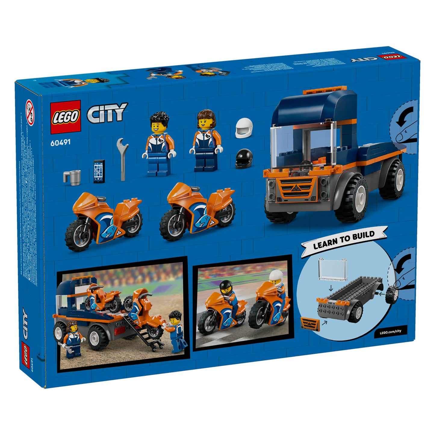 60491 LEGO City Motorcycle Transporter