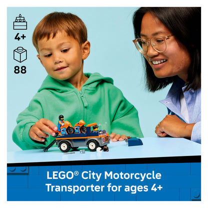 60491 LEGO City Motorcycle Transporter