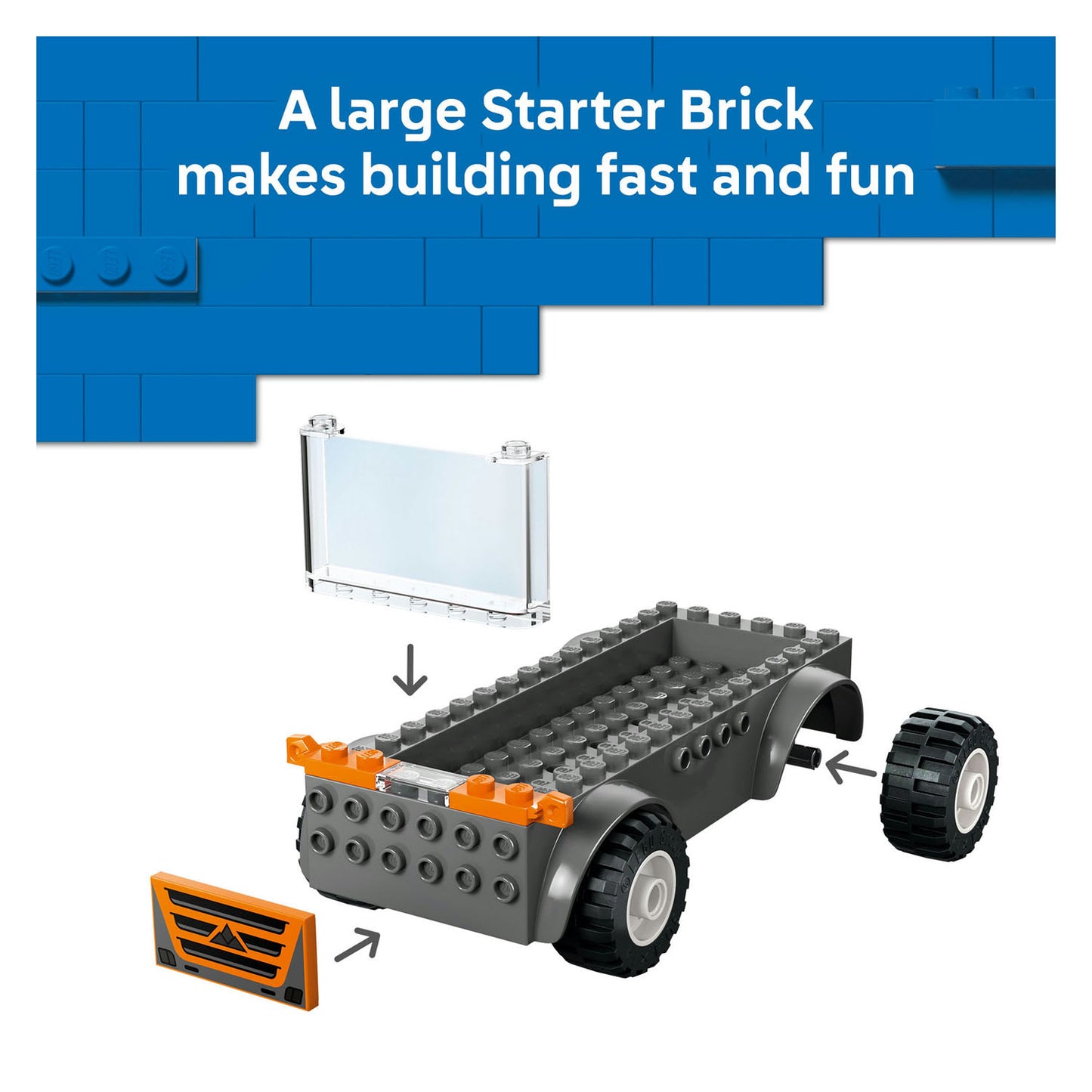 60491 LEGO City Motorcycle Transporter