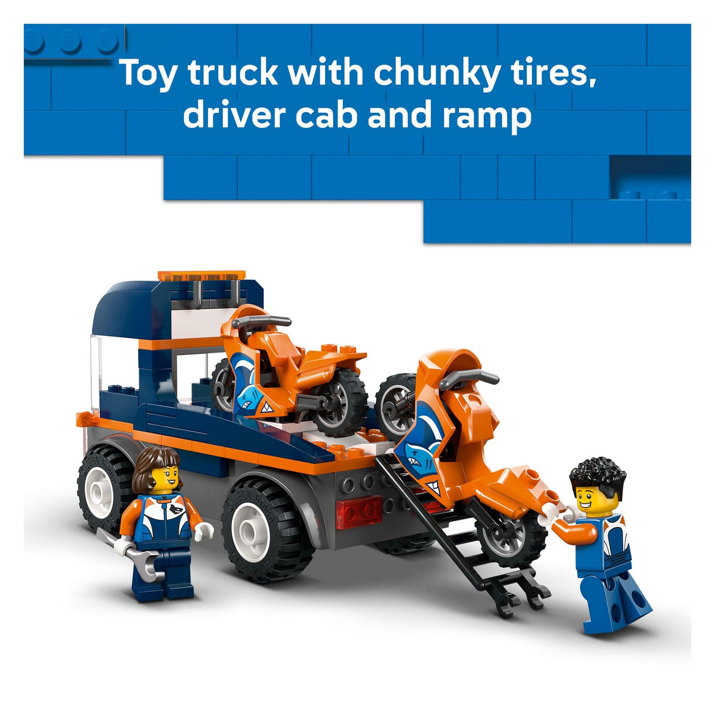 60491 LEGO City Motorcycle Transporter