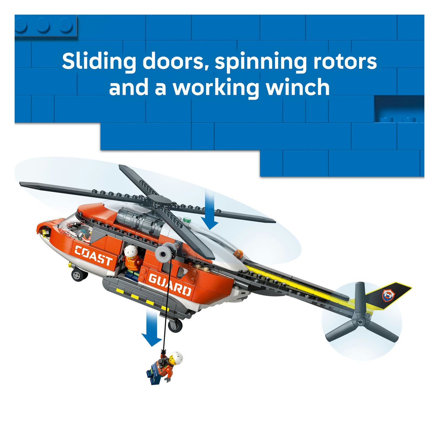 60503 LEGO City Coast Guard Helicopter