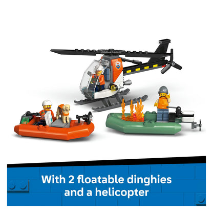 60504 LEGO City Coast Guard Rescue Boat & Helicopter