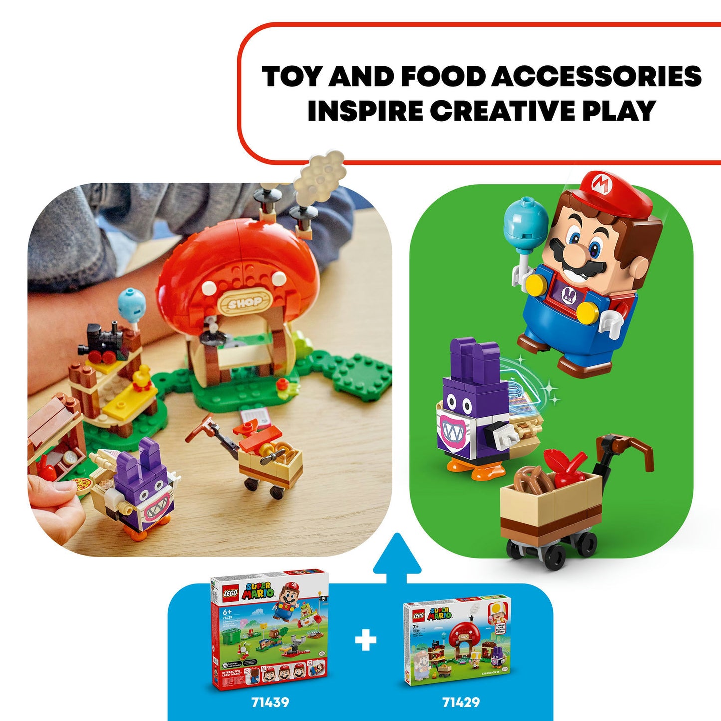 71429 LEGO Super Mario Nabbit at Toad's Shop Expansion Set