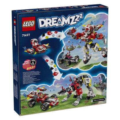 71497 LEGO DREAMZzz Cooper's Tiger Mech & Zero's Hot Rod Car