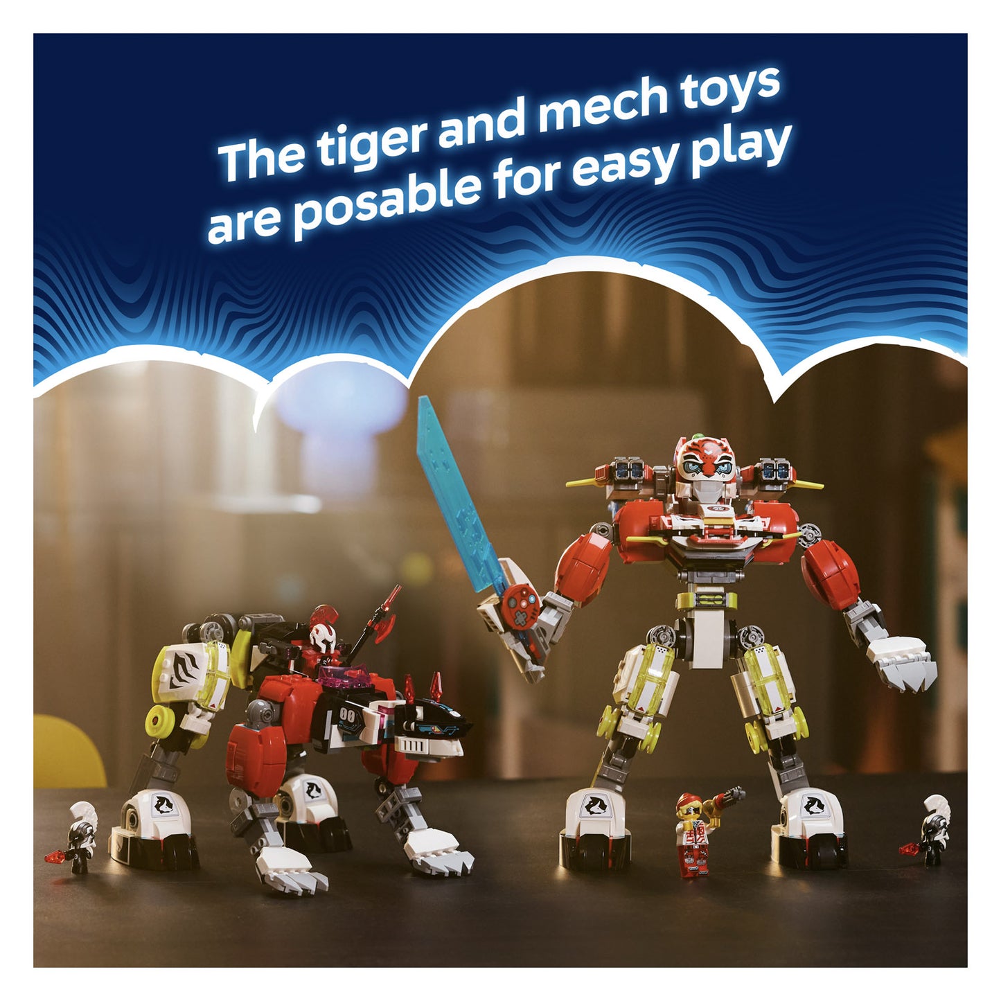 71497 LEGO DREAMZzz Cooper's Tiger Mech & Zero's Hot Rod Car