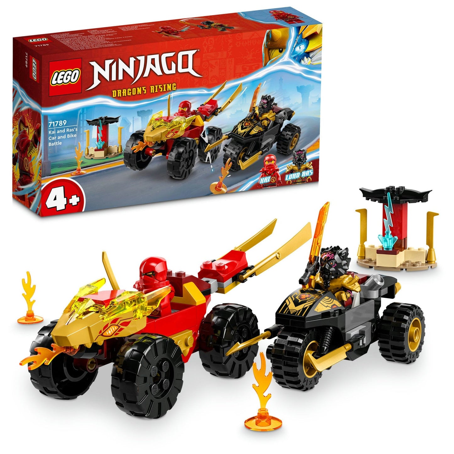 71789 LEGO Ninjago Kai and Ras's Car and Bike Battle