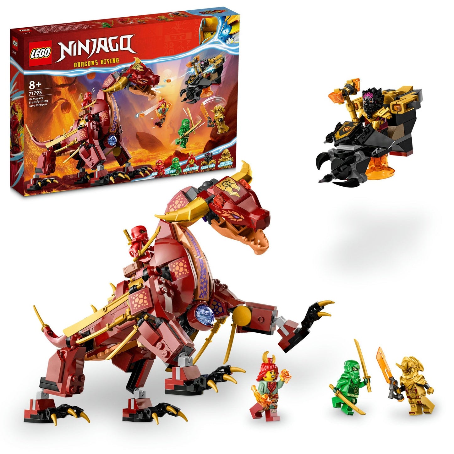 71793 LEGO Ninjago Heatwave Transforming Lava Dragon