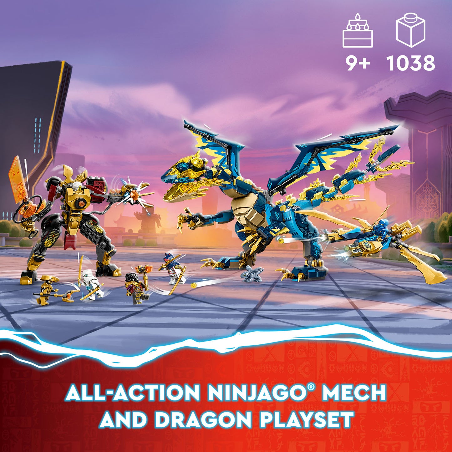 71796 LEGO Ninjago Elemental Dragon vs. The Empress Mech