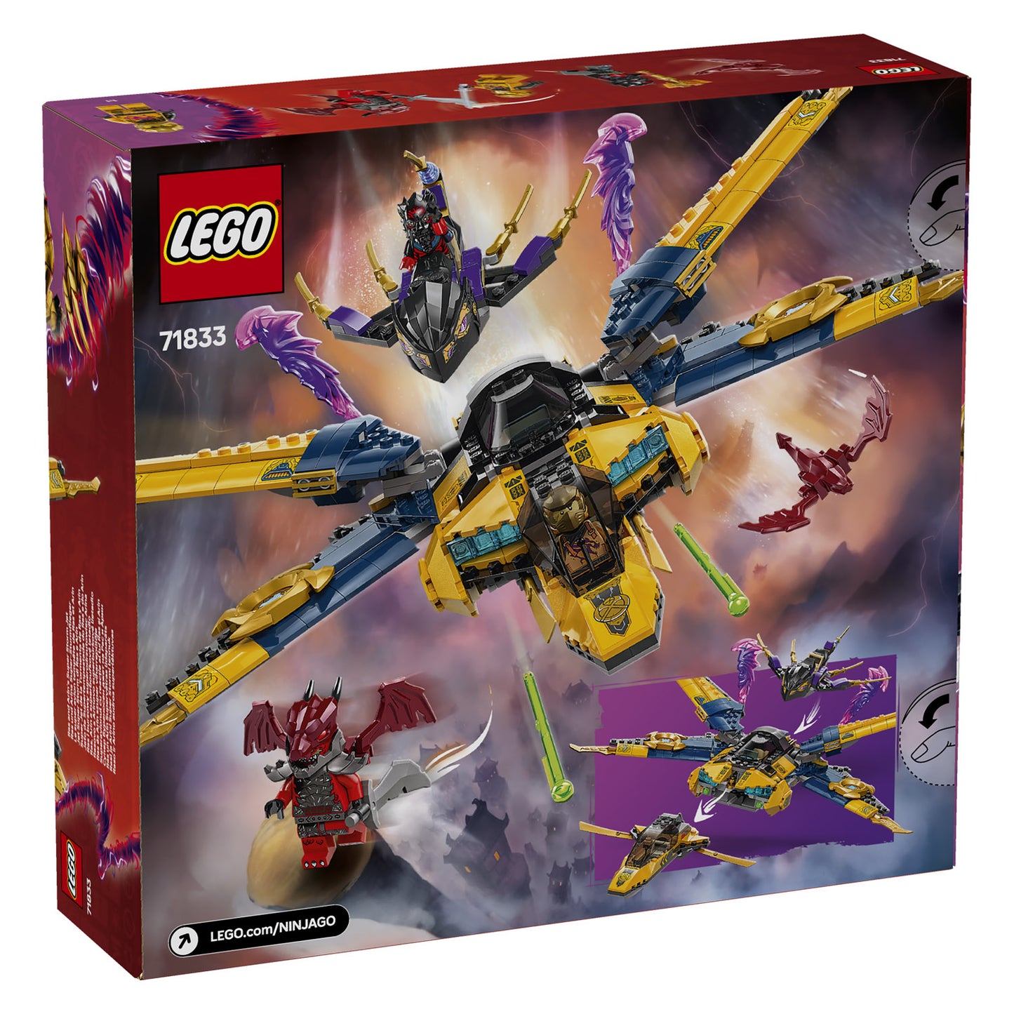 71833 LEGO Ninjago Ras and Arin's Super Storm Jet