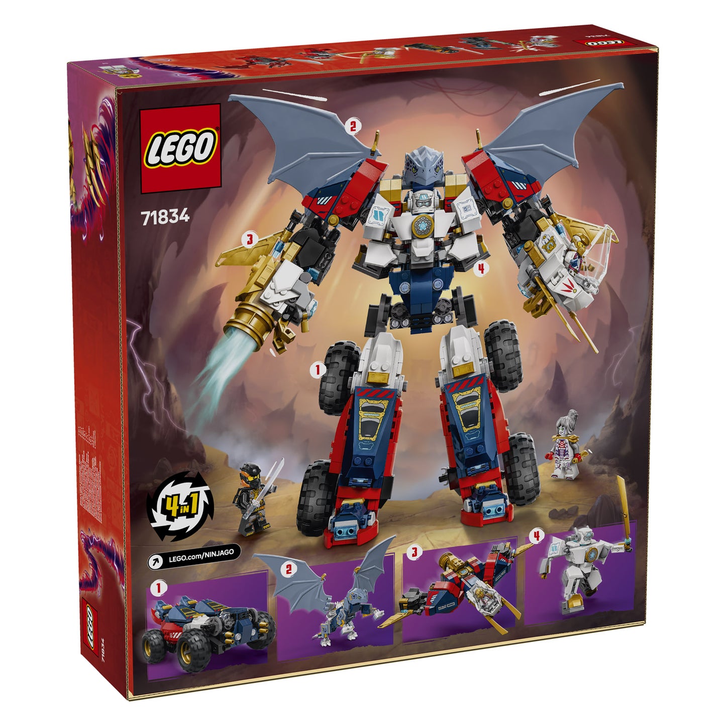 71834 LEGO Ninjago Zane's Ultra Combiner Mech