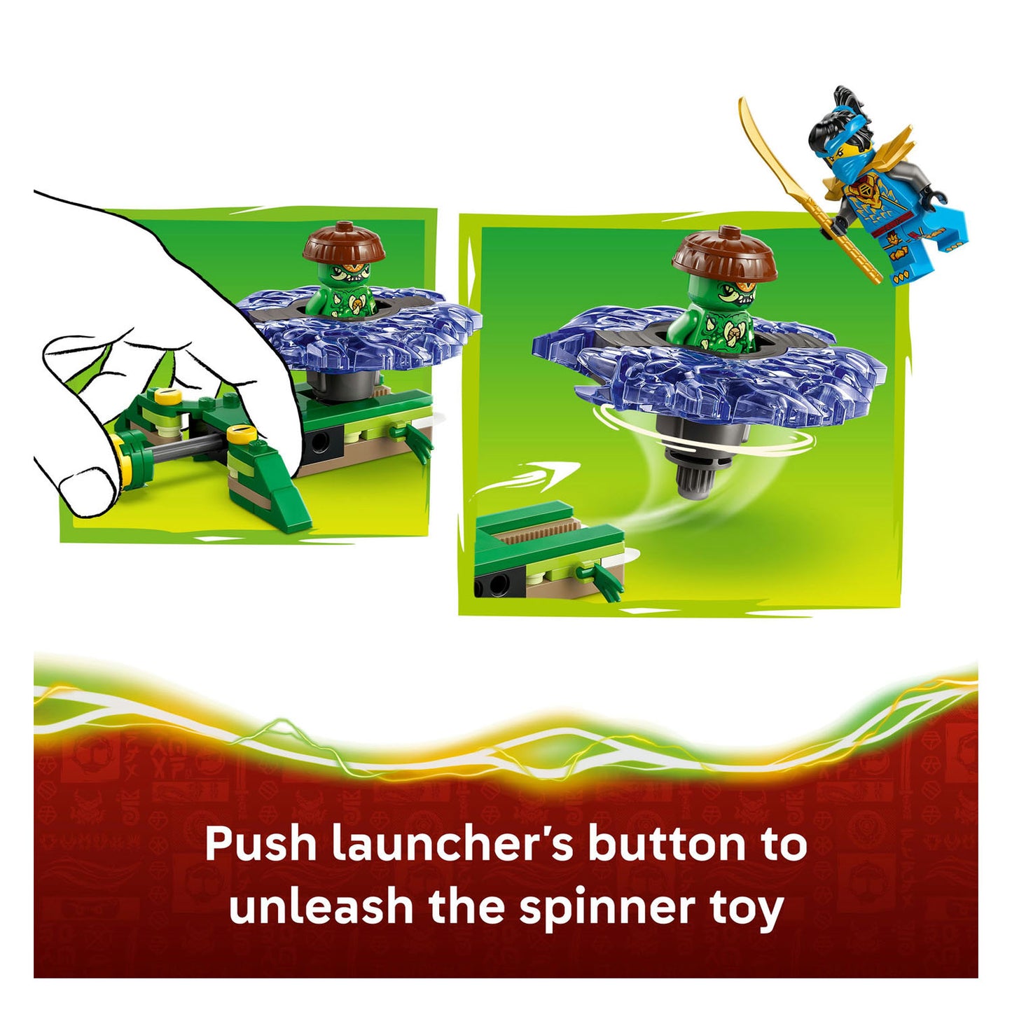71849 LEGO Ninjago Nya vs. Mutation Monster Spinner