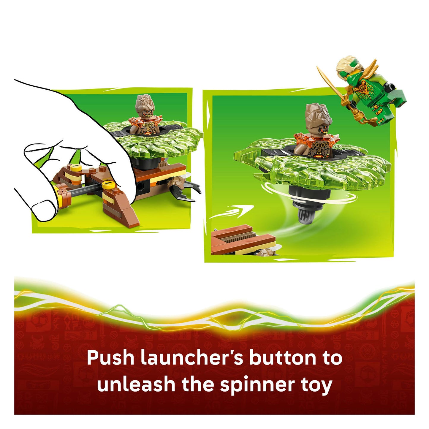 71850 LEGO Ninjago Lloyd vs. Earth Monster Spinner