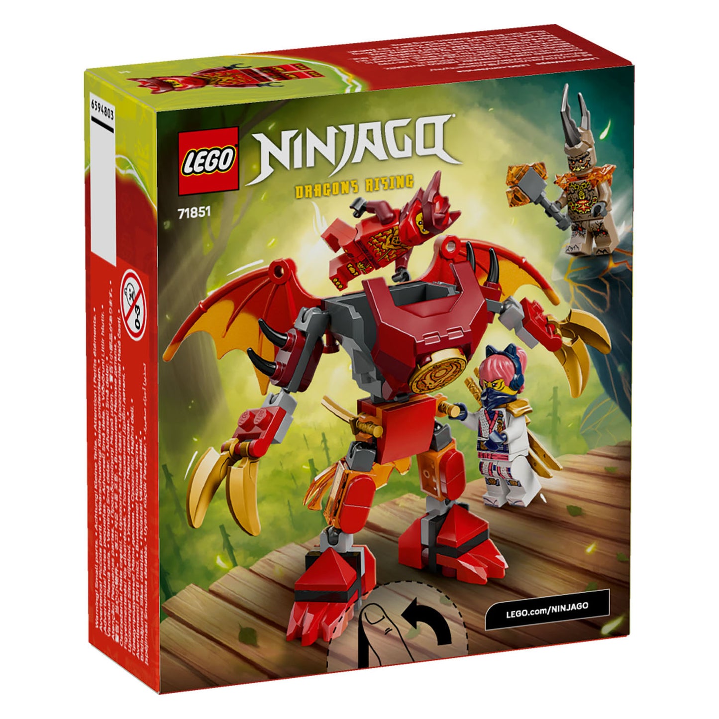 71851 LEGO Ninjago Kai's Dragon Mech Battle Pack
