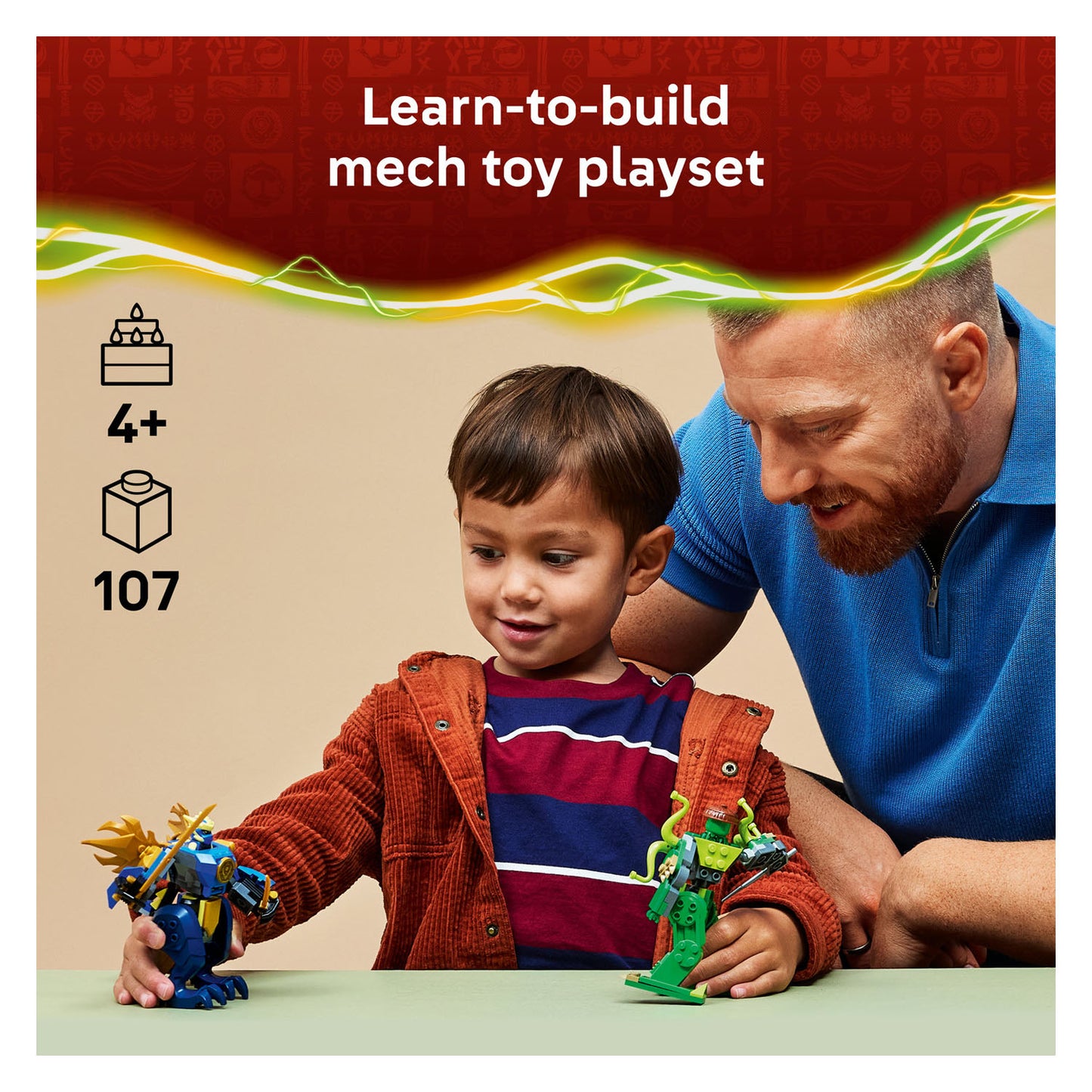 71853 Jay's Dragon Mech Fight