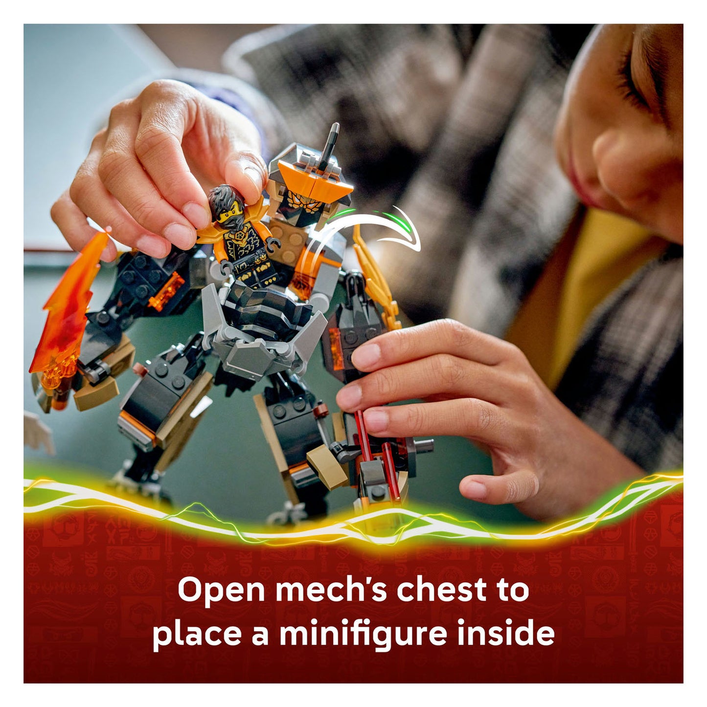 71854 LEGO Ninjago Cole's Mission Mech & Dragon Zane