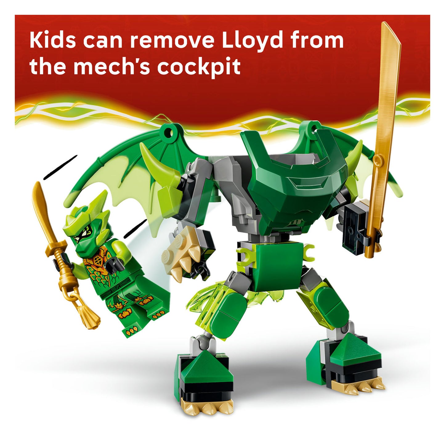 71862 Lloyd's Dragon Mech Battle Pack