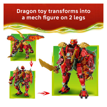 71868 Wyldfyre's Transforming Dragon Mech
